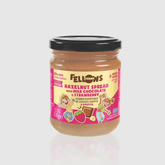 Fellows Hazelnut Spread with Milk Chocolate & Strawberry