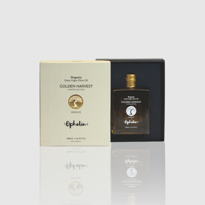 Bio Extra Virgin Olive Oil Golden Harvest 500ml Gift Box