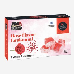 Traditional Greek Delight with Rose Flavor 200g