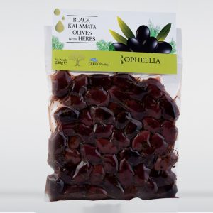 Kalamata Olives With Herbs in Vacuum