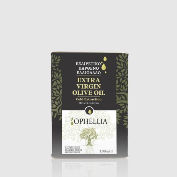 Оливковое масло первого холодного отжима Ophellia, банка 100 мл