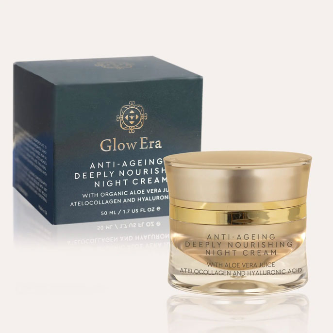Glow Era Night Cream with Aloe Vera, 50ml